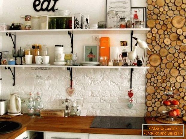 kuchyňský obývací pokoj v moderním stylu дизайн фото