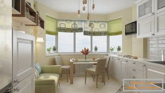 kuchyňský obývací pokoj s designem zátoky, foto 7