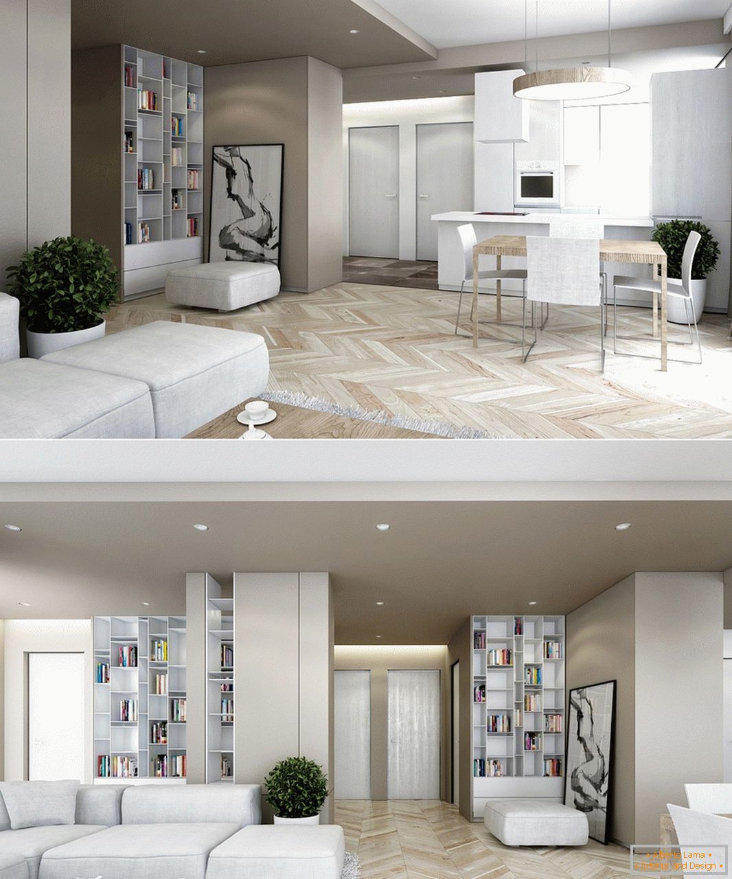 Interiérový designový byt od Kaeel Group