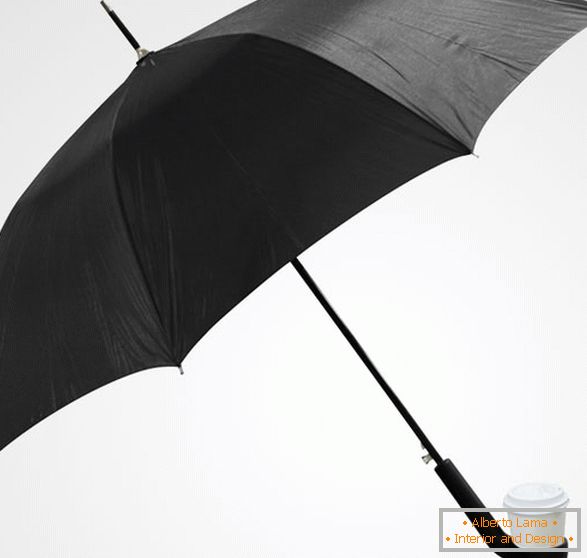 Deštník s rukojetí pro sklo
