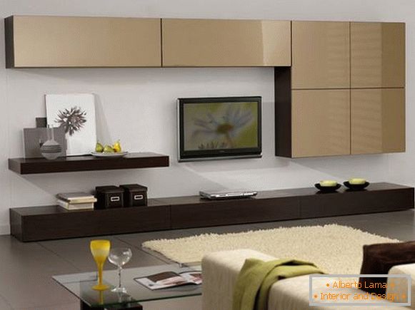 modulární systémy pro obývací pokoj, foto 12
