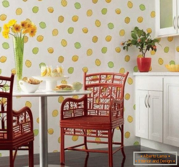 wallpaper for kitchen washable katalog koupit, foto 26