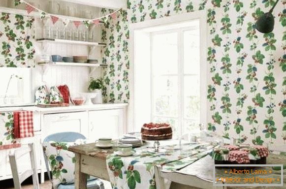 wallpaper for kitchen washable katalog koupit, foto 54