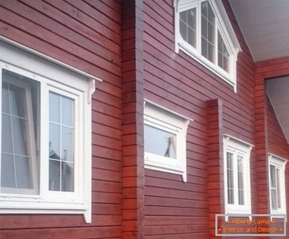 Finské desky pro okna v dřevěném domě, фото 18