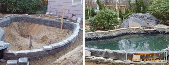 Jak postavit rybník v zemi s vlastními rukama - projekty bazénů s fotografiemi