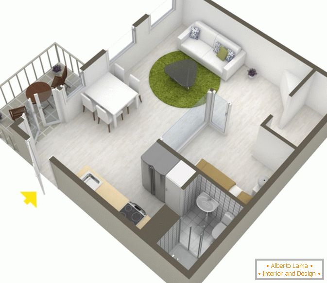 Plánování bytu ve skandinávském stylu