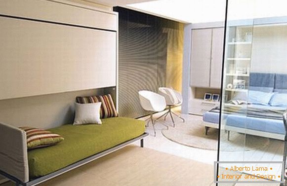 Transformovatelný prostor v obývacím pokoji