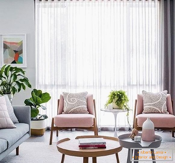 Módní trendy v interiéru roku 2017 - moderní obývací pokoj