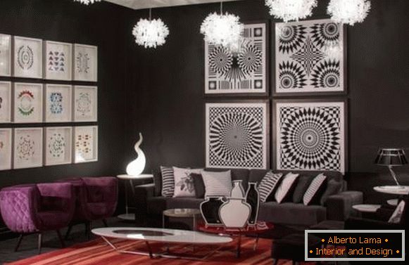 Stylový a světlý design obývacího pokoje