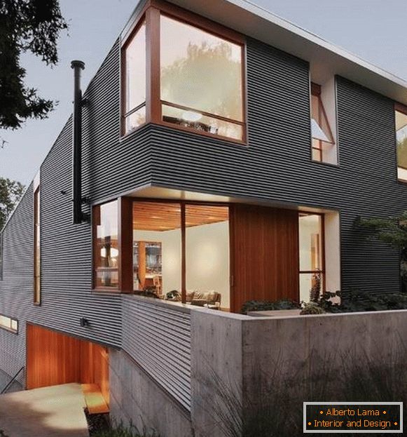 Obložení domů s kovovými panely