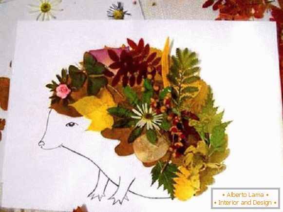 Podzim ručně vyrobený z přírodního materiálu s vlastními rukama, foto 32