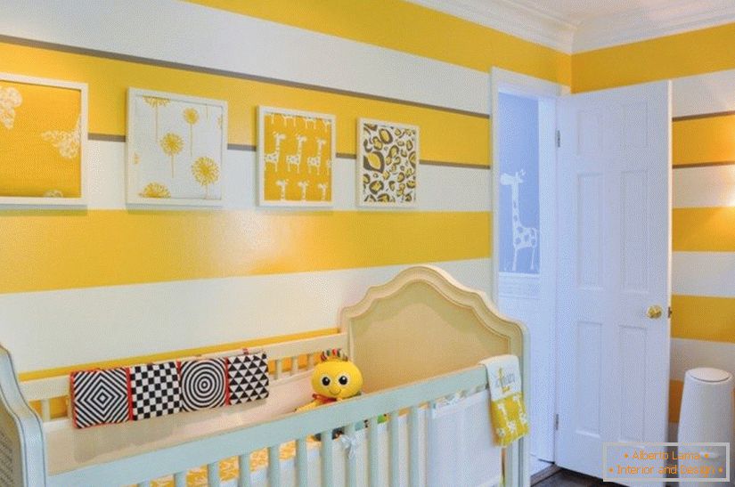 Žlutá dětská místnost