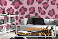 Příklady designu interiéru v růžových tónech