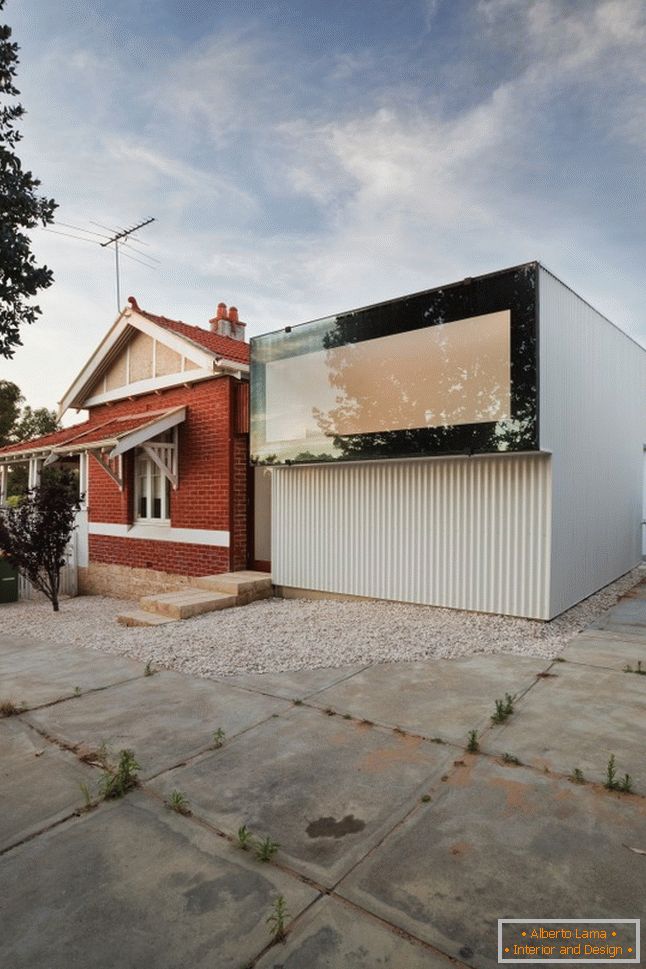 Kompaktní rozšíření do cihlového domu od architekta Davida Barra