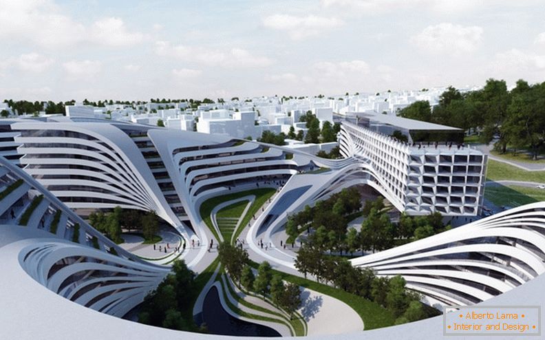 Projekt Beko Masterplan od architekta Zaha Hadida