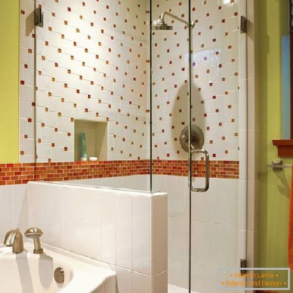 rozložení dlaždic v kombinované koupelně, foto 22