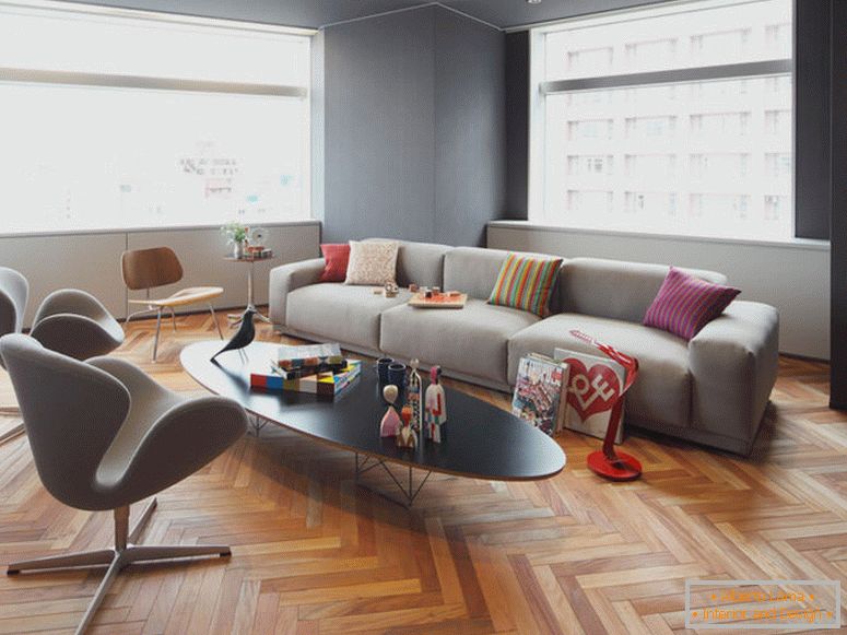 design-obývací pokoj v šedých tónech 8