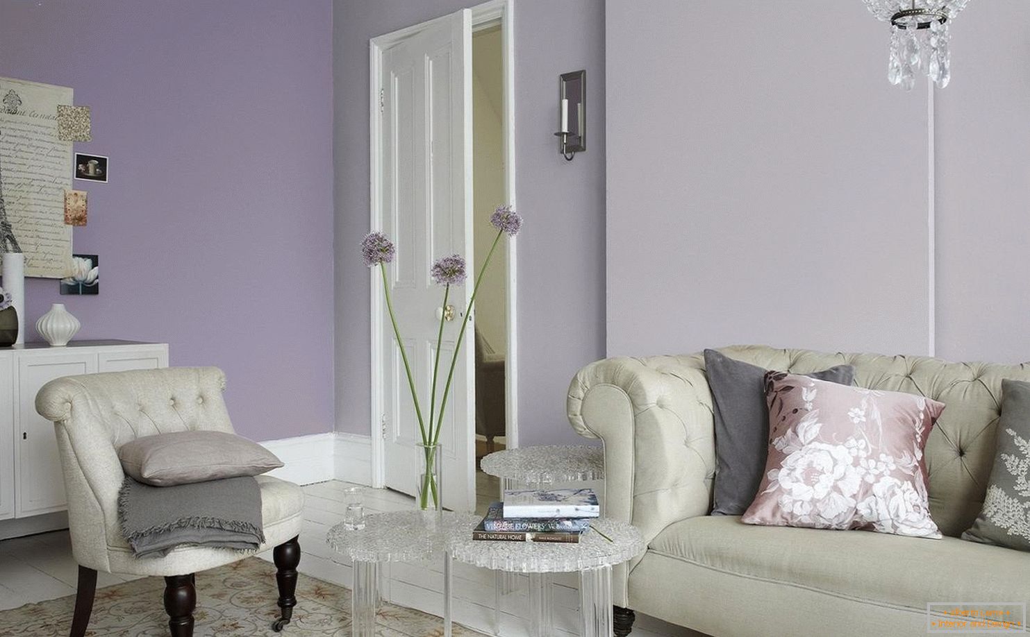 Lilac v interiéru