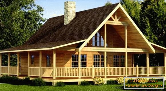 Který dřevěný dům je lepší: vlečka nebo dřevo?