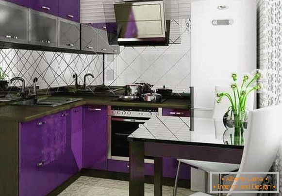 moderní kuchyně 8 m² designové foto, foto 4