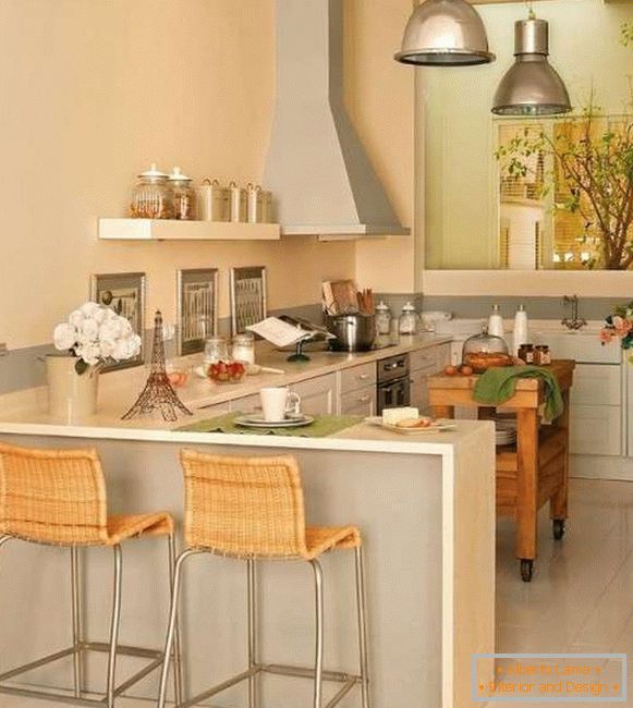 moderní malá kuchyně, foto 52