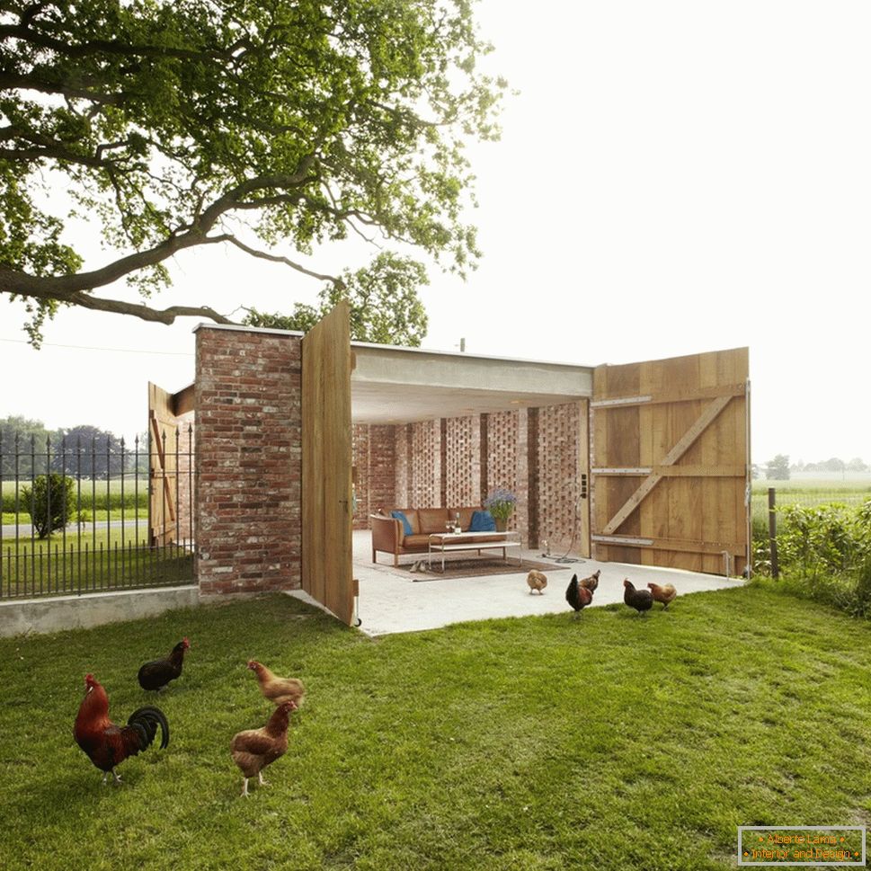 Moderní stodola v Německu
