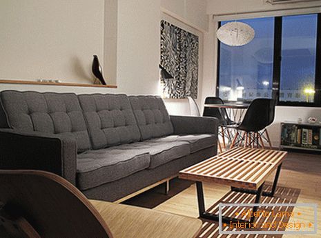 Návrh obývacího pokoje v malém bytě