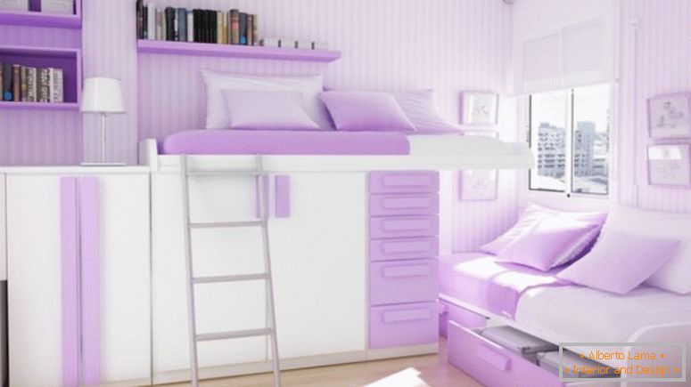 malé-bílo-fialové-moderní-minimalistické-úžasné-dospívající-pokoje-design-minimalistické-design
