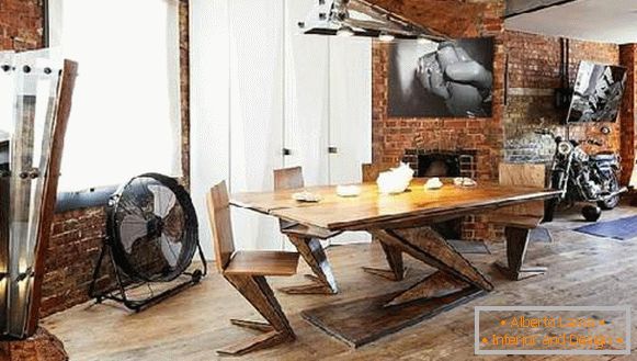 stůl pro kuchyňu v půdním stylu, foto 20