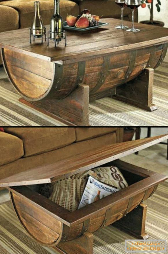 stylový podkrovní dřevěný stůl, foto 61