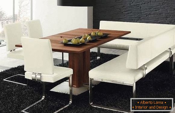 Rohový nábytek pro obývací pokoj - foto měkkého rohu