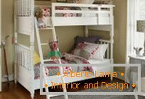 Možnosti návrhu детской комнаты с двухъярусной кроватью
