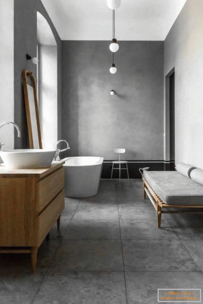 Luxusní benátské štuky v koupelně fotografie