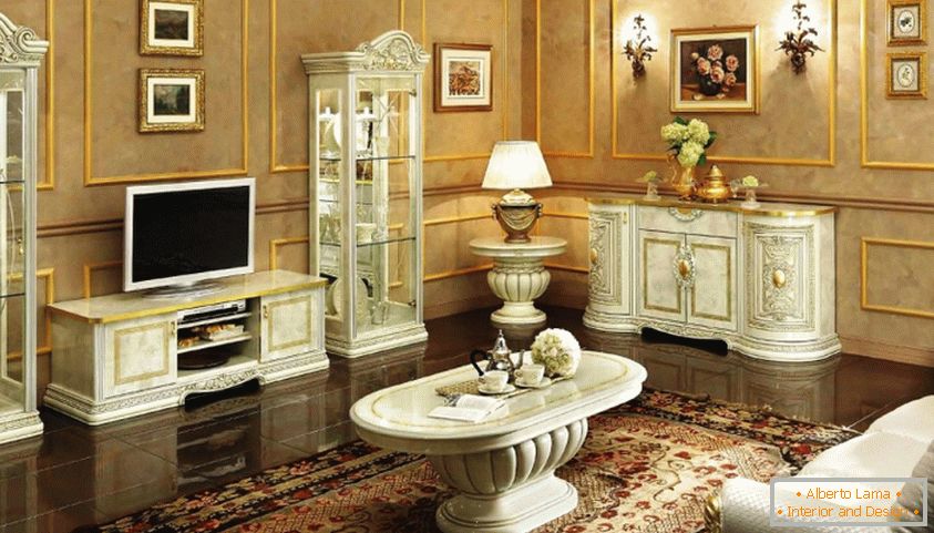 Jak vybrat správný nábytek pro obývací pokoj v klasickém stylu?