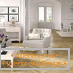 Provence ve vnitřním prostoru obývacího pokoje