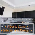 Kuchyňský interiér v minimalistickém stylu