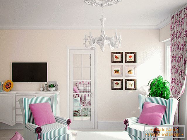 Interiér obývacího pokoje