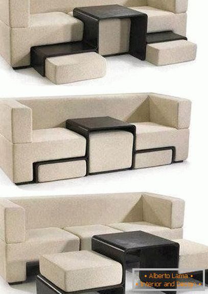 Skládací nábytek pro obývací pokoj