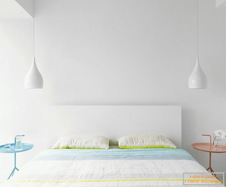 Luxusní ložnice v minimalistickém stylu