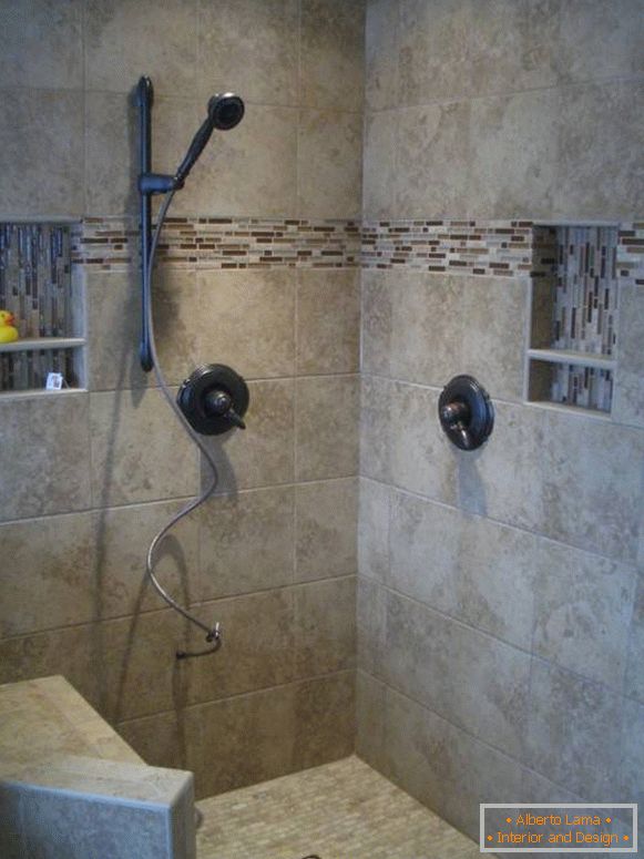 Sprcha bez sprchové vaničky
