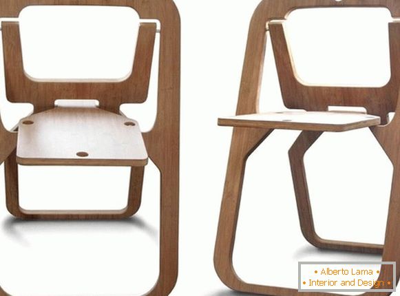 Skládací školní židle