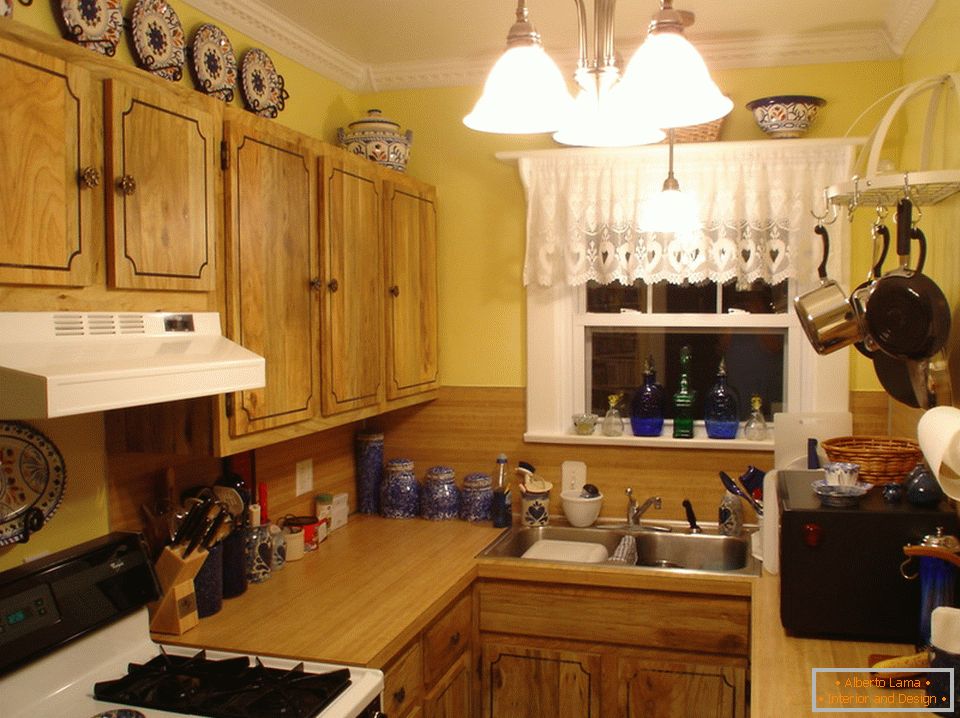 Návrh interiéru malé kuchyně