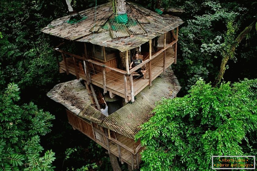 Eco-přátelský Finca Bellavista Treehouse (Costa Rica)