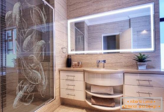 Koupelna s vzory v čínském stylu