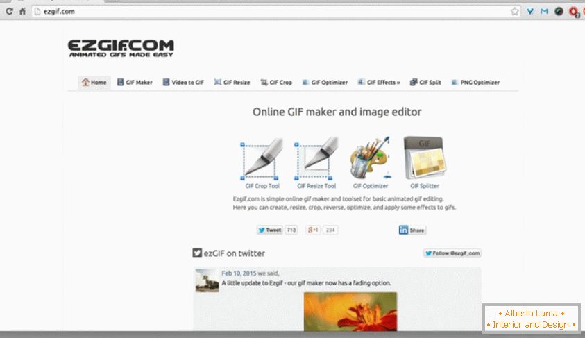 Online výrobce GIF a editor obrázků