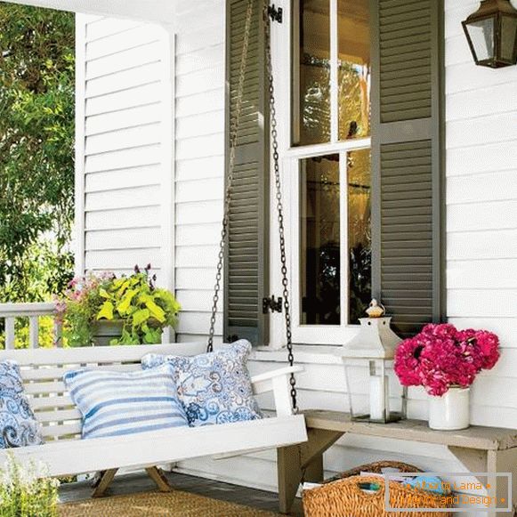 Romantická veranda ve stylu Provence