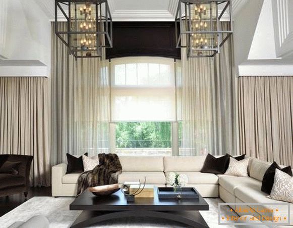 Luxusní interiér s moderním dekorem