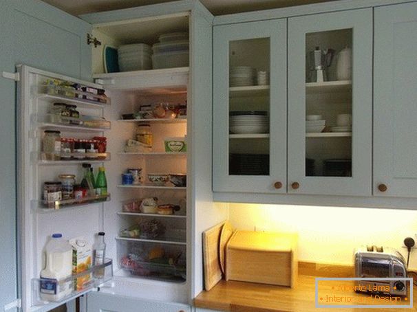 Lednice v malé kuchyni