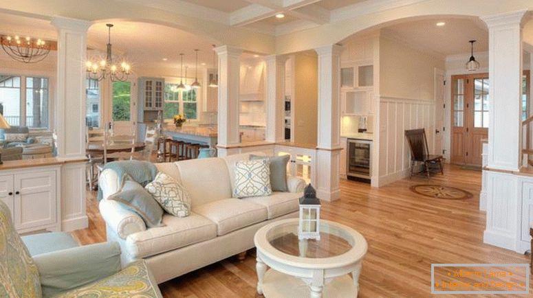Americký styl v interiéru - 75 fotek návrhových nápadů