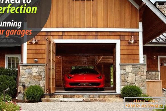 Luxusní garáž pro luxusní auto